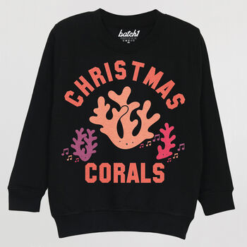 Christmas Corals Children's Christmas Jumper, 2 of 2