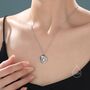Sterling Silver Greek Coin Pendant Necklace, thumbnail 7 of 12
