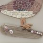 Handmade Framed Sandpiper Coastal Bird Mosaic Picture, thumbnail 4 of 4
