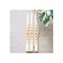 Set Of Three Off White Moon Phases Taper Dinner Candles, thumbnail 1 of 4