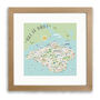 Map Of The Isle Of Wight Print By Hilary Yafai, thumbnail 5 of 8