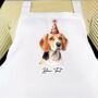 Dog Birthday Party Hat Personalised Chef Apron, thumbnail 5 of 12