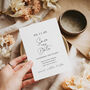 Save Our Date Wonderful Love Personalised Invitations, thumbnail 1 of 2