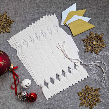 Plantable Seed Paper Christmas Crackers Eco Friendly, 3 of 5