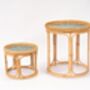Boho Carbis Rattan Eco Friendly Table Set, thumbnail 7 of 10