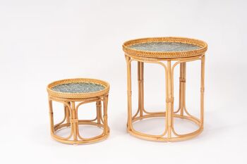 Boho Carbis Rattan Eco Friendly Table Set, 7 of 10
