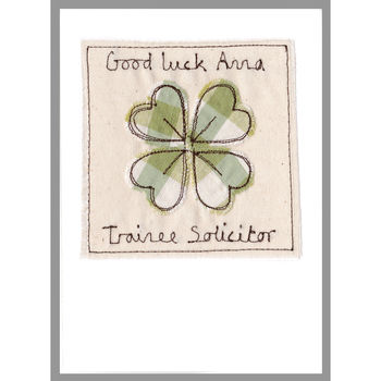 Personalised Good Luck Card, 10 of 12