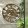 Summer Outdoor/ Indoor ‘Cogs’ Circular Wall Clock, thumbnail 4 of 7