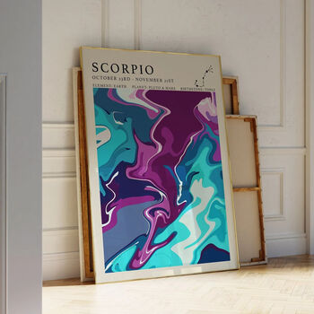 Scorpio Astrology Print, 2 of 5