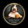 The Dog And Beer. Personalised Bar Sign, thumbnail 7 of 10