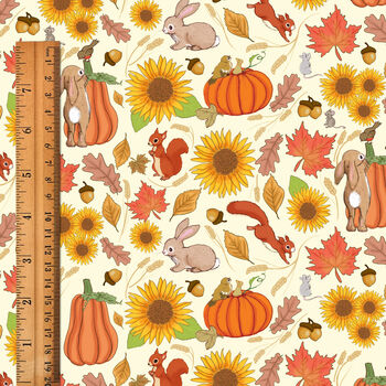 Halloween Ditsy Autumnal Fabric, 2 of 6