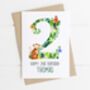 Personalised Children's Birthday Card Jungle Monkey, thumbnail 4 of 8