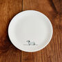 Sausage Dog Side Plate, Fine Bone China, thumbnail 1 of 5