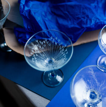 Personalised Martini Glass Dandelion Design, 7 of 11