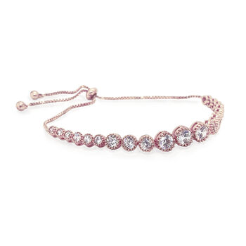 Marseille Rhodium, Gold Or Rose Gold Plated Bracelet, 4 of 12