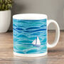 'Sailing Away' Caribbean Ocean Mug, thumbnail 1 of 9