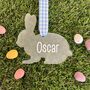 Personalised Happy Easter Rabbit Decoration, thumbnail 1 of 3
