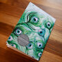 Inky Peacock Eco Notebook, thumbnail 5 of 11