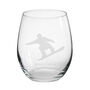 Personalised Snowboarding Engraved Glass, thumbnail 5 of 7