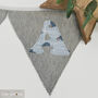 Bunting Grey And White Personalised Baby Room Decor, thumbnail 7 of 11