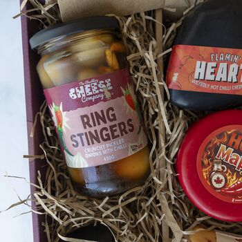 All About The Burn! Hot And Spicy Cheese Hamper, 11 of 12