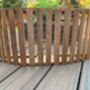 53cm Wooden Garden Trug Flower Basket Carrier With Folding Handles Gift, thumbnail 7 of 9