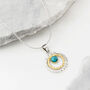 Infinity Universe Turquoise Necklace And Earring Set, thumbnail 2 of 10