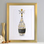 Personalised Retirement Champagne Word Art, thumbnail 4 of 9