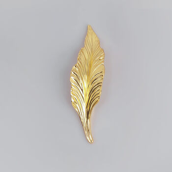 G Decor Large Gold Leaves Door Pull Draw Handle, 5 of 8