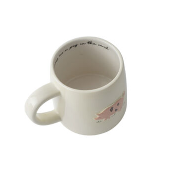 Bramble Farm Pig Stoneware Mug In Gift Box, 5 of 6