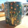 Jumbo Mug In William Morris Woodpecker Design, thumbnail 1 of 11
