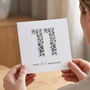 Love Hearts Steel 11th Anniversary Card, thumbnail 1 of 3