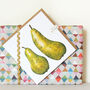 Pears Greetings Card, thumbnail 1 of 5