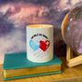 Melting Hearts Y2k Ceramic Candle, Can Be Personalised, thumbnail 1 of 3