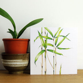Bamboo Greetings Card, 3 of 5