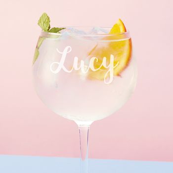 Personalised Gin Glass, 2 of 5