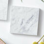Personalised Mr And Mrs Marble Coasters, thumbnail 4 of 6