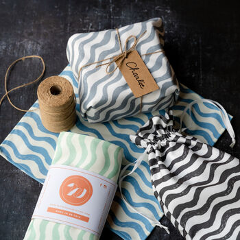 Two Reusable Luxury Fabric Gift Bags, 7 of 12