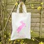 Hopping Rabbit Easter Egg Hunt Bag, thumbnail 1 of 4