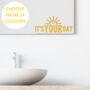Its Your Day! Positive Affirmation Mirror Sticker, thumbnail 1 of 7