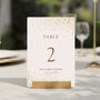 Confetti Personalised Wedding Table Numbers, thumbnail 4 of 6