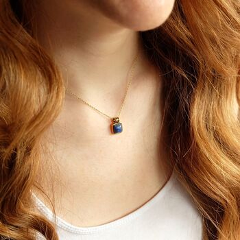 Lapis Lazuli Gemstone Necklace, 2 of 3