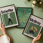 Set Of Three Golf Posters – Mcllroy, Scheffler And Mini Golfers, thumbnail 4 of 9
