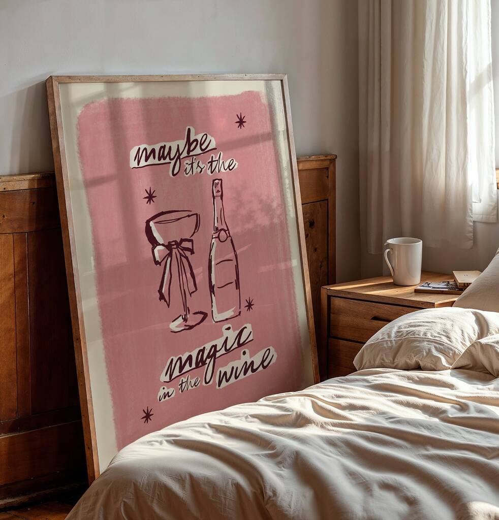 Maybe It's The Magic In The Wine Print, 1 of 4