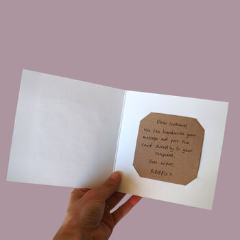 Reusable Eco Friendly Floral Pattern Card Blank Inside Or Optional Handwritten Message, 9 of 10