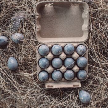 Box Of 12 Quail Egg's Grey Marble, 4 of 7