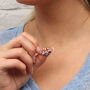18ct Rose Gold Plated Family Birthstone Necklace, thumbnail 2 of 4