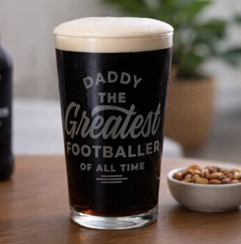 Personalised Greatest Pint Glass, 3 of 5