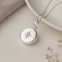 Personalised Sterling Silver April Birthstone Locket – Cubic Zirconia, thumbnail 5 of 8
