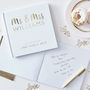 Personalised Gold Foiled Wedding Guestbook Gold Wedding, thumbnail 1 of 3